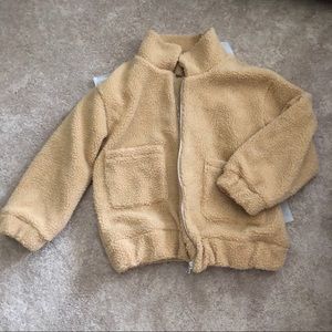 Oversized teddy jacket from Zaful!